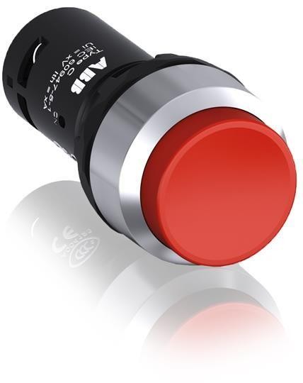  Кнопка CP3-30R-01 с выступающей клавишей без фиксации 1НЗ красн. ABB 1SFA619102R3041 