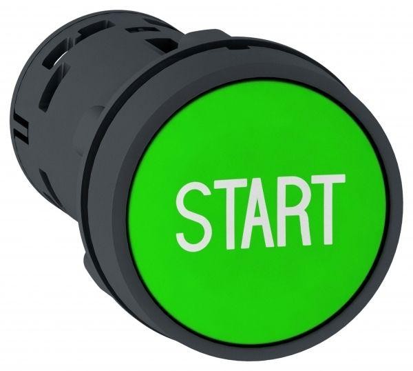  Кнопка 22мм 1НО "START" с возвр. зел. SchE XB7NA3133 