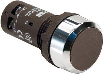  Кнопка CP1-30B-11 без фикс. 1НО+1H3 черн. ABB 1SFA619100R3076 