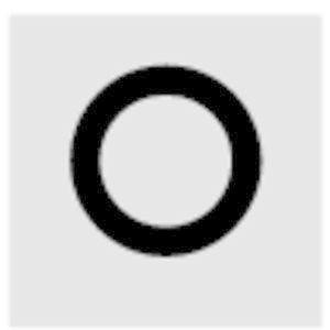  Шильдик прозрачный "0" 10LQ18 EATON 090243 