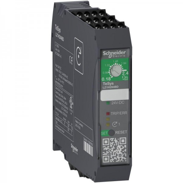  Пускатель TESYSH 0.18…2.4А 24В DC винт. зажим SchE LZ1H2X4BD 