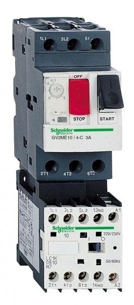 Контактор комб. 220В AC 1-1.6А SchE GV2ME06K1M7 