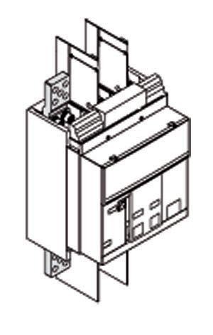  Комплект силовых выводов стац. выкл. EF E1.2 F (уп.3шт) ABB 1SDA073967R1 