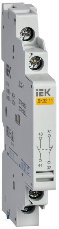  Контакт дополнительный 1НО+1НЗ ДК32-11 ИЭК DMS11D-AU11 