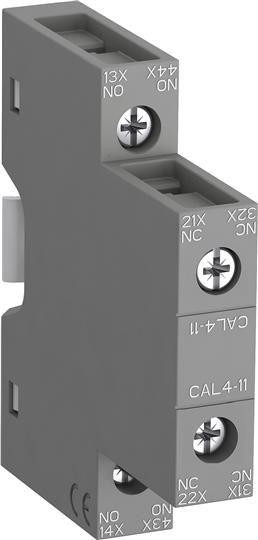  Контакт дополнительный 1НО+1Н3 CAL4-11 бок. для контакторов AF09-38 и NF ABB 1SBN010120R1011 