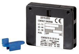  Контакт дополнительный 1НО+1НЗ для QM 80 и QM 100 AUXQM80/1001NO+1NC EATON 1319853 