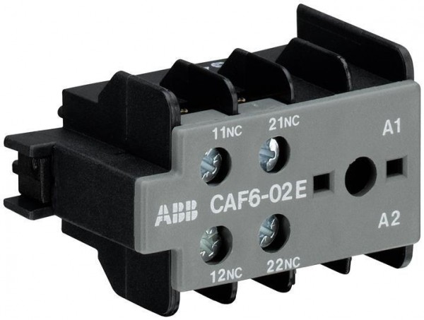  Контакт дополнительный CAF6-02E фронт. уст. для миниконтактров B6 B7 ABB GJL1201330R0010 