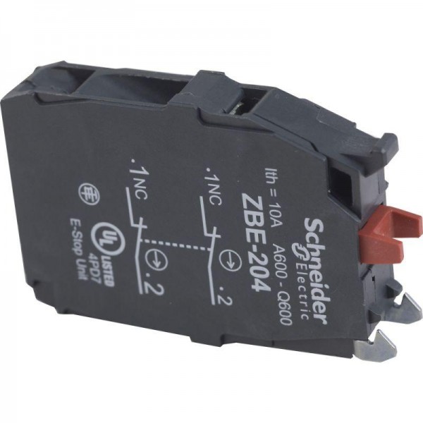  Блок контактов двойной H3 SchE ZBE504 