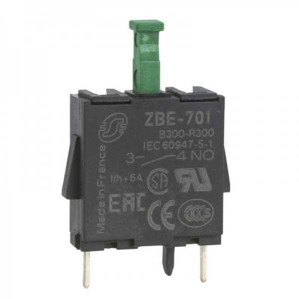  Блок контактов (монтаж. для печатной платы H3) SchE ZBE701 