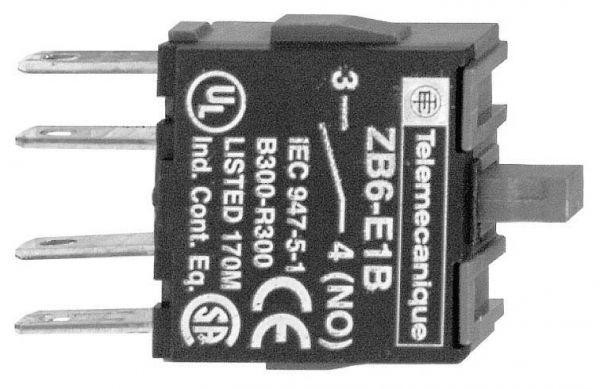  Блок контактный 1НЗ 6А SchE ZB6E2B 