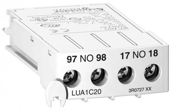  Контакт дополнительный 1НО+1НО c клем. SchE LUA1C20 