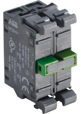  Блок контактов двойной MCB-20 фронт. монтаж ABB 1SFA611610R1002 