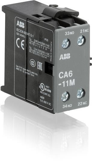  Контакт дополнительный CA6-11M для В6 / В7 бок. ABB GJL1201317R0003 