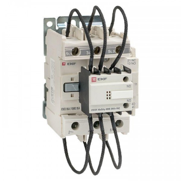  Контактор для конденсатора КМЭК 40квар 400В 2NО+1NC PROxima EKF ctrk-s-95-40-400 