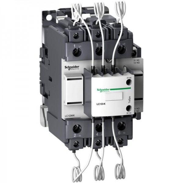 Контактор конд. батарей 63кВАр 400В 50/60Гц SchE LC1DWK12V7 