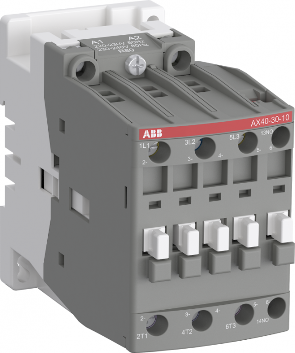  Контактор AX32-30-10-80 32А AC3 с катушкой управления 220-230В АС ABB 1SBL281074R8010 