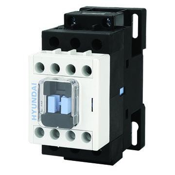  Контактор магнитный HGC18 11NS D24 18А 7.5кВт при АС3 (380-440В) Кат. 24В DC 1НО+1НЗ HYUNDAI 13.01.01.000539 