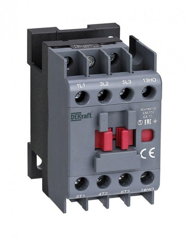  Контактор 6А 110В АС3 АС4 1НЗ КМ-102 SchE 22060DEK 