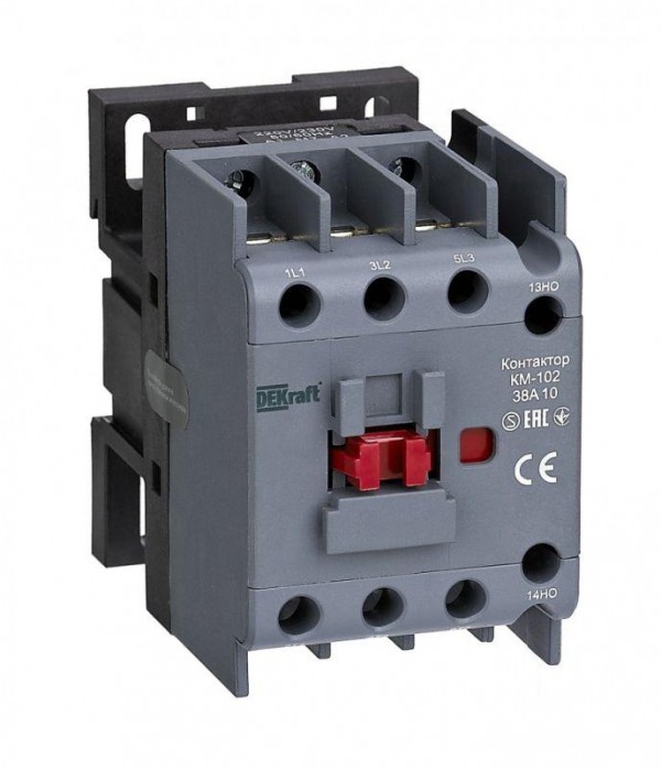  Контактор 38А 110В АС3 АС4 1НЗ КМ-102 SchE 22312DEK 