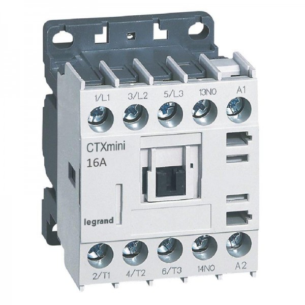  Контактор CTX-3 3P 16А 1НО ~24В мини Leg 417060 