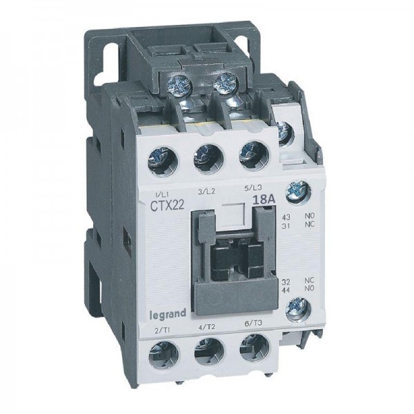  Контактор CTX-3 3P 18А 1НО 1HЗ ~24В Leg 416100 