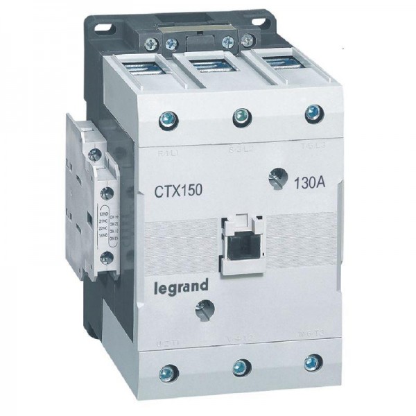  Контактор CTX-3 3P 130А 2НО 2HЗ=24В торц. зажим Leg 416251 