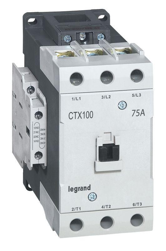  Контактор CTX-3 3P 75А 2НО 2HЗ ~24В Leg 416180 