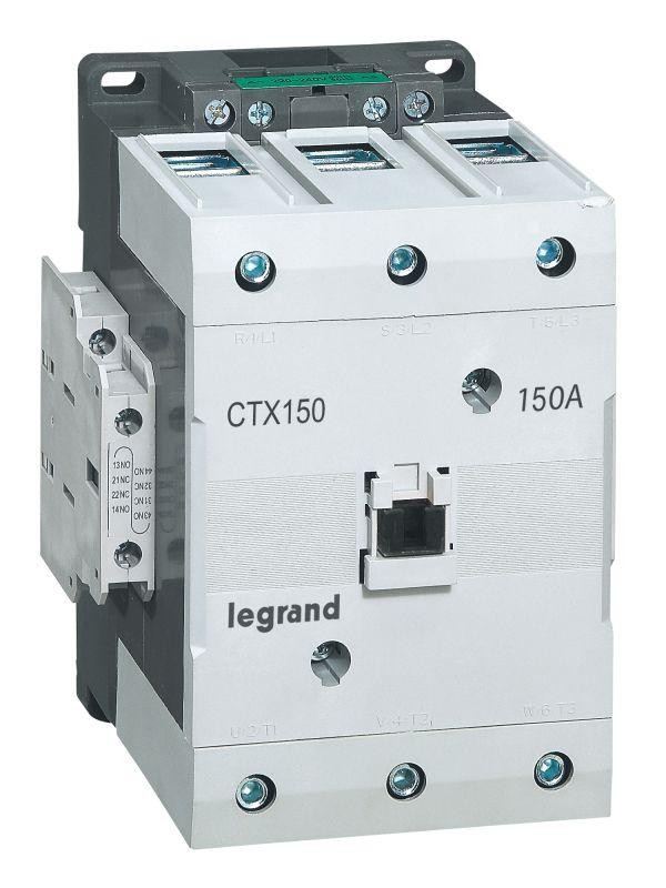  Контактор CTX-3 3P 150А 2НО 2HЗ=48В торц. зажим Leg 416273 