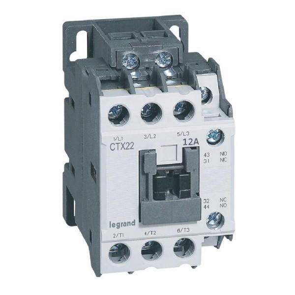  Контактор CTX-3 3P 12А 1НО 1HЗ ~230В Leg 416096 