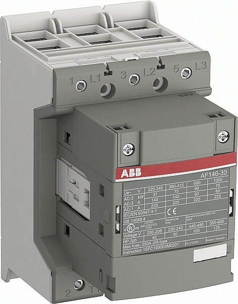  Контактор AF146-30-00-12 146А AC3 катушка 48-130В AC/DC ABB 1SFL467001R1200 