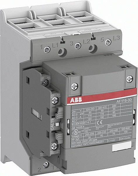  Контактор AF140-30-11-13 140А AC3 катушка 100-250В AC/DC ABB 1SFL447001R1311 