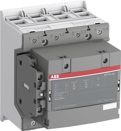  Контактор AF116-40-11-11 катушка 24-60В AC/DC ABB 1SFL427101R1111 