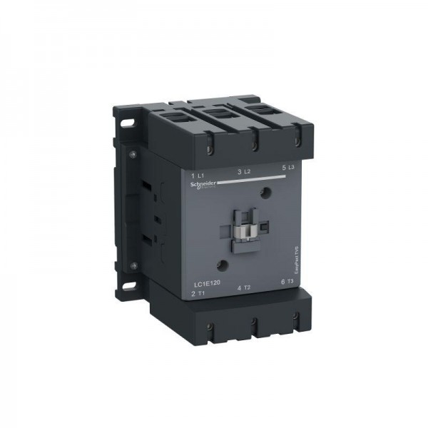  Контактор 3п 120А НО +НЗ 380В AC3 24В AC 50Гц SchE LC1E120B5 