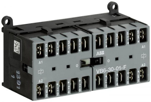  Миниконтактор реверсивный VB6-30-01-F 9А 400В AC3 катушка 400В АС ABB GJL1211903R8015 