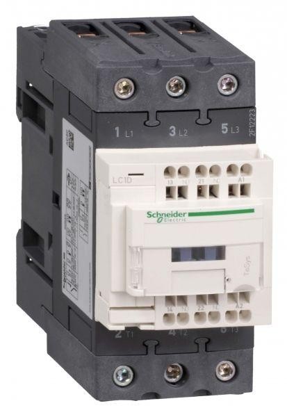  Контактор 3п EVERLINK AC3 440В 50А пружинный зажим; катушка управления 110В DC SchE LC1D50A3FD 