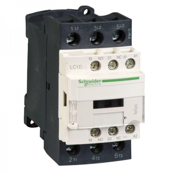  Контактор 3п 25А D НО+НЗ 110В DC SchE LC1D256FD 