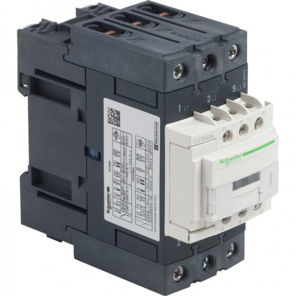  Контактор 3п EVERLINK AC3 440В 40А катушка управления 240В AC 50/60Гц SchE LC1D40AU7 