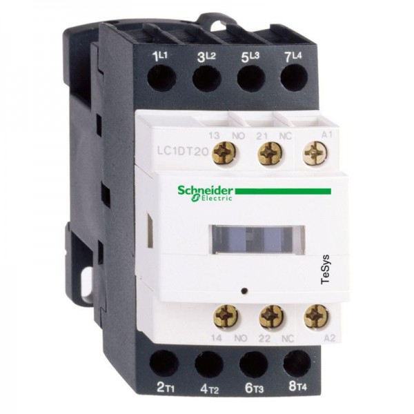  Контактор D 4п/20А (4НО) АС1 НО+НЗ 230В 50/60Гц SchE LC1DT20P7 