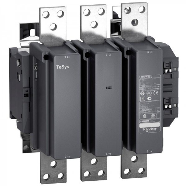  Контактор F 3п 1250А 220В AC 40-400Гц SchE LC1F1250M7 