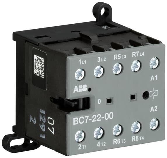 Миниконтактор BC7-22-00-01 12А (400В AC3) катушка 24В DC ABB GJL1313501R0001 