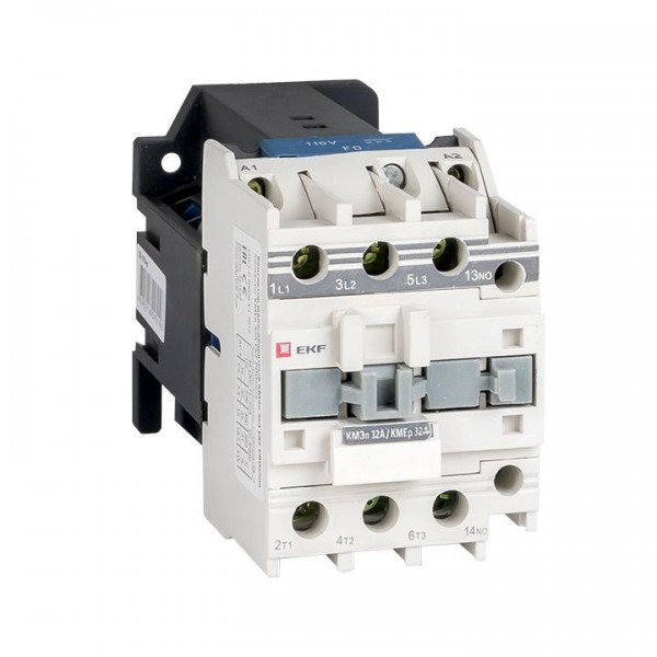  Контактор малогабаритный КМЭп 32А 110В DC 1NO PROxima EKF ctr-s-32-110-p 