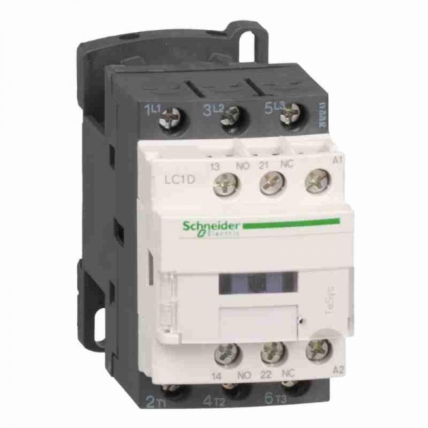  Контактор 3п 18А D18 1НО+1Н3 400В AC SchE LC1D18V7 