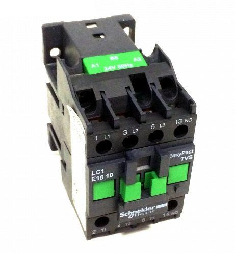  Контактор 3п 18А 1НО 24В AC TeSys E SchE LC1E1810B5 