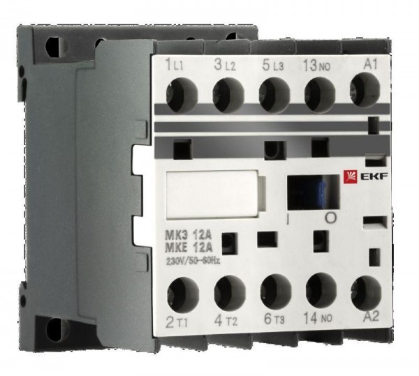  Миниконтактор МКЭ 6А 230В 1NO PROxima EKF Mctr-s-6-230 