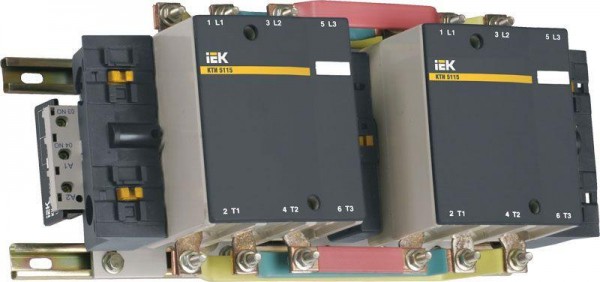  Контактор КТИ-53303 реверс 330А 230В/AC3 ИЭК KKT53-330-230-10 