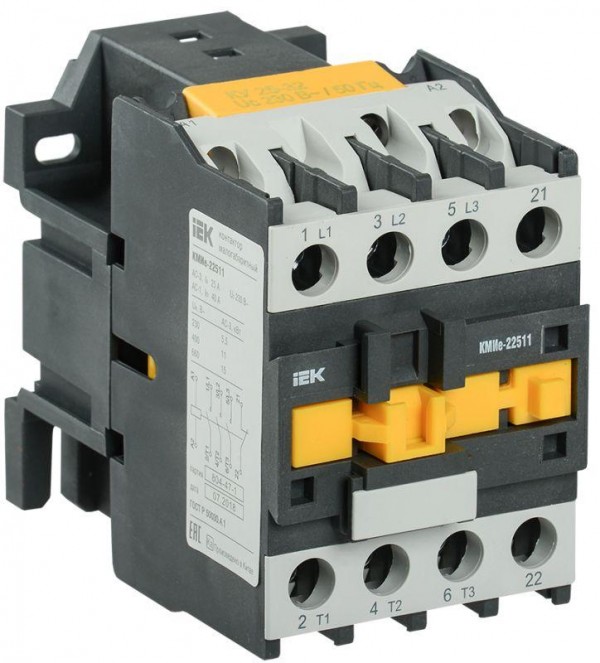  Контактор КМИе-22511 25А 400В/АС3 1НЗ ИЭК KKME21-025-400-01 