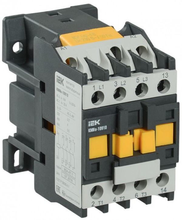  Контактор КМИе-10911 9А 110В/АС3 1НЗ ИЭК KKME11-009-110-01 