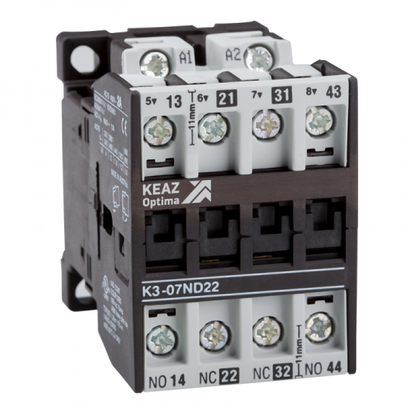  Контактор релейный OptiStart K3 07ND04=24DC КЭАЗ 117341 