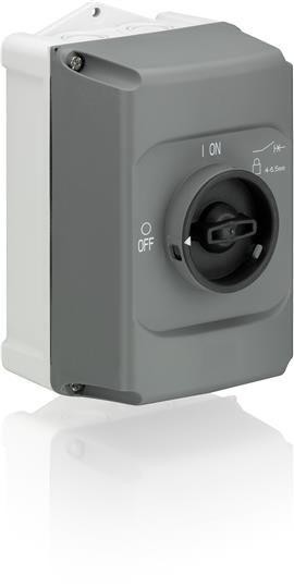 Бокс IB132G для MS116/132 IP65 с ручкой упр. черн. ABB 1SAM201911R1010 