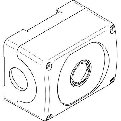  Корпус кнопочного поста MEP1-0 на 1 эл. ABB 1SFA611811R1000 